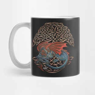 Guardian Dragon with Celtic Tree of Life Mug